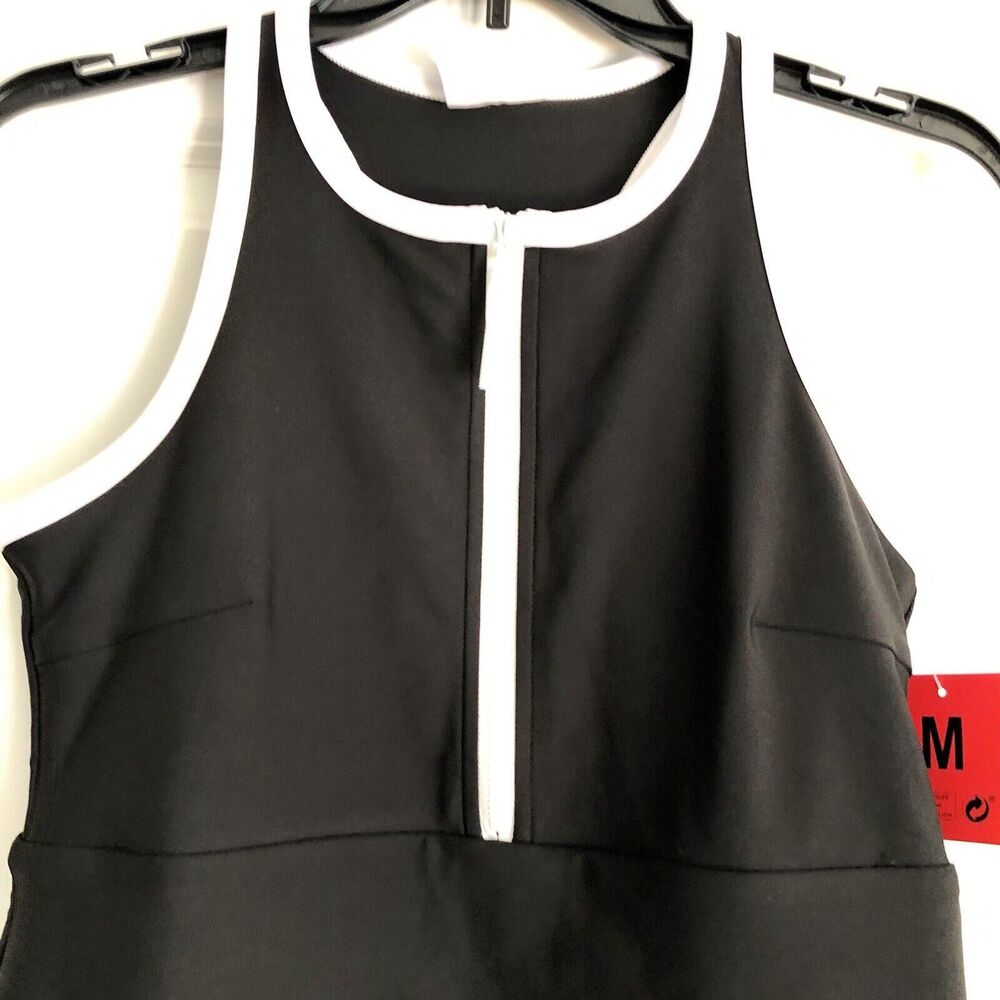 SAGE COLLECTIVE ACTIVE DRESS WOMEN'S BLACK AND WHITE ATHLETIC TENNIS SIZE MEDIUM - Picture 4 of 10
